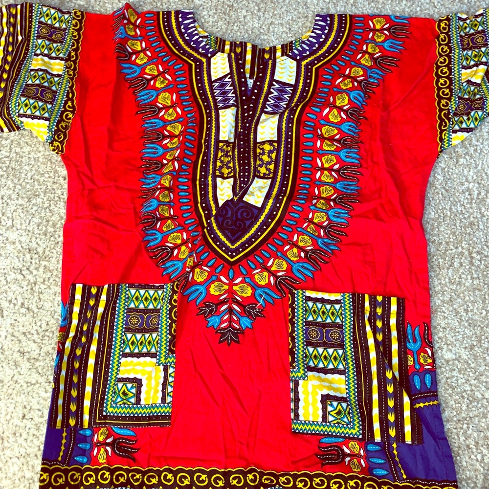African Daishiki top sz S